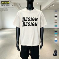 T-shirts unis vintage en gros, unisexe, impression sérigraphique personnalisée, 100% coton, t-shirts grande taille pour hommes, t-shirt coupe ample