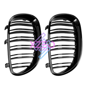 Parrilla Delantera para Automóvil, Parrilla Delantera de Doble Línea, Apta para <span class=keywords><strong>BMW</strong></span> Serie 5 <span class=keywords><strong>E60</strong></span> E61 M5 <span class=keywords><strong>520i</strong></span> 535i 550i 2003-2010 - Product Image 5