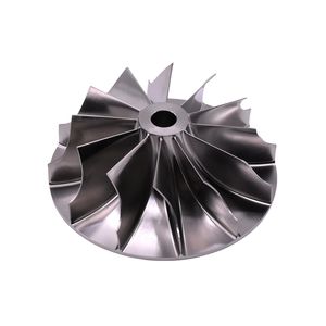 Girante in metallo TC4 Custom 5 assi CNC Inconel 718 Turbo girante in lega di JIYAN compressore ad alta precisione in titanio - Product Image 1