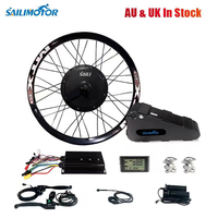 Kit de vélo électrique Sailimotor 2000W 3000W 5000W avec écran LCD SW900 et accélérateur à pouce, doté d'un moteur de moyeu et d'une batterie au lithium
