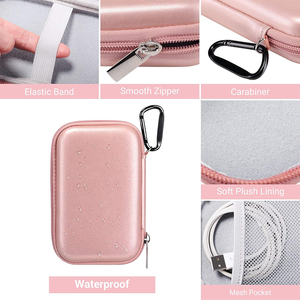 Étui de protection rigide en EVA personnalisé, plusieurs couleurs au choix, sac de rangement antichoc pour accessoires MP3 - Product Image 5