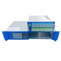 Nouvelle Version Fullwell 2U Rack XGS-PON & CATV Module Type WDM EDFA Amplificateur Optique avec Combinateur avec 64 Port 18dBm Puissance de Sortie