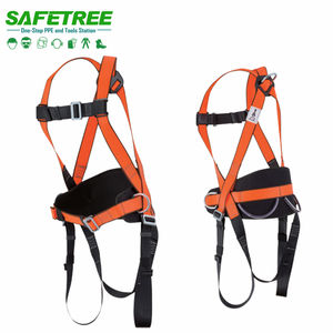 Lightweight Safety Lineman Body Harness Fall Protection with <strong>Tool</strong> <strong>Belt</strong> and Lanyard Comfortable and Secure - Product Image 2