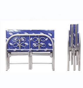 Meubles de chambre à coucher, Camping, bon marché, acier, fer, métal, <span class=keywords><strong>lit</strong></span> pliant <span class=keywords><strong>simple</strong></span> - Product Image 1