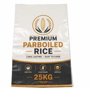 Sac <span class=keywords><strong>de</strong></span> <span class=keywords><strong>riz</strong></span> brun biologique directement <span class=keywords><strong>de</strong></span> l'usine, sac tissé en PP laminé BOPP imprimé, sac <span class=keywords><strong>de</strong></span> <span class=keywords><strong>riz</strong></span> collant <span class=keywords><strong>de</strong></span> 25 kg, faible MOQ en vrac - Product Image 1