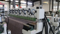 Machine à plastifier adhésive thermofusible électrique avec film plastique pour textiles avec composants de moteur central