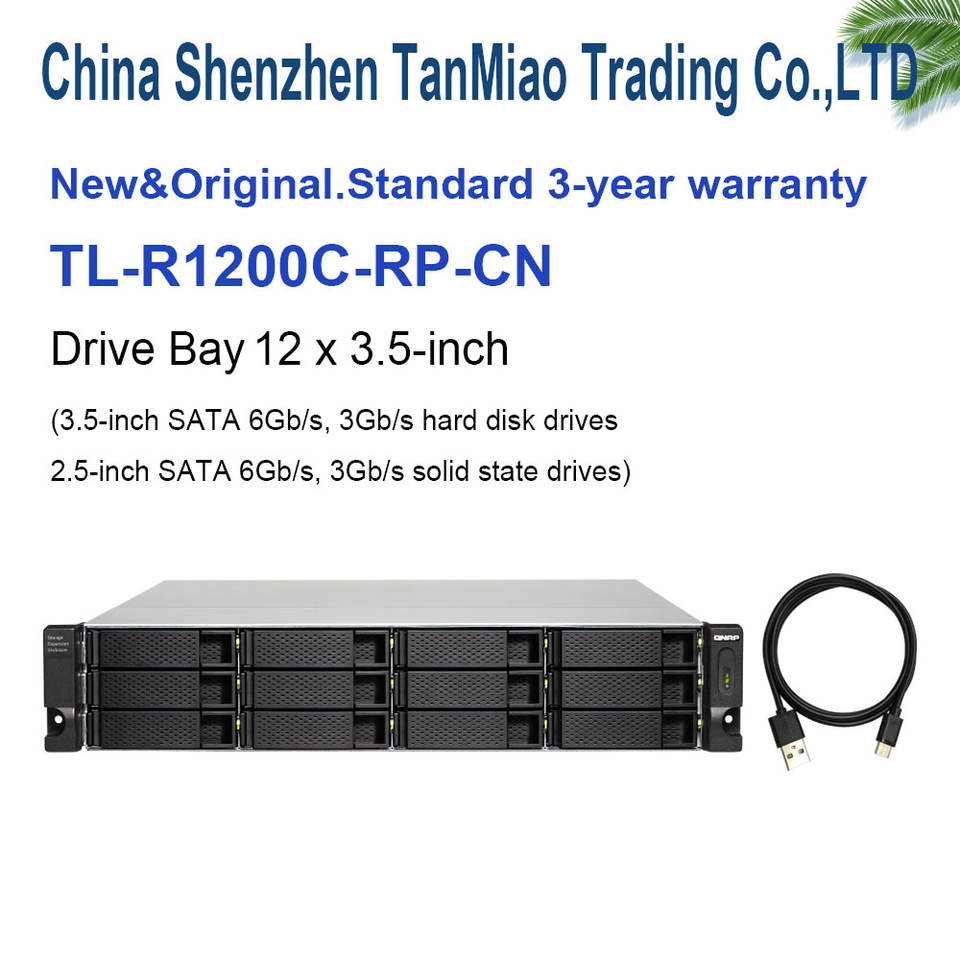 Redundant Power 2U Rackmount USB 3.2 Type C High Capacity JBOD TL ...