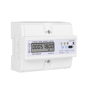 Hỗ trợ tùy biến wattmeter Din Rail 3 giai đoạn <span class=keywords><strong>4</strong></span> dây <span class=keywords><strong>LCD</strong></span> kỹ thuật số wattmeter 100A 380V 50Hz tiêu thụ năng lượng Meter dds578r - Product Image 2