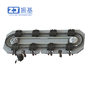 Trasportatore industriale automatizzato di pallet trasportatore di guida curvo di guida ovale nastro sincrono per la produzione linea di assemblaggio - Product Image 4