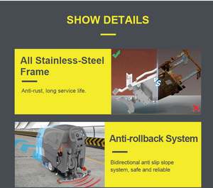 Gewerbliche Bodenreinigungsmaschinen Reinigungsgerät Bodenschrubber Professionelle Bodenreinigungsmaschine - Product Image 5