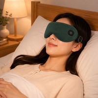 Máquina de Cuidado Ocular con Calor Infrarrojo Lejano de Grafeno, Portátil, con Batería/USB, Amigable con la Piel, Ayuda para Dormir, Alivia la Sequedad Ocular, para Coche