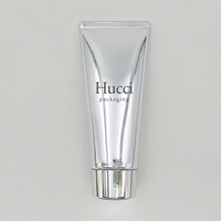 Vente en gros de tubes cosmétiques ABL de luxe en or et argent de 80 ml et 100 ml, tubes à presser pour crème pour le corps, avec bouchon en acrylique