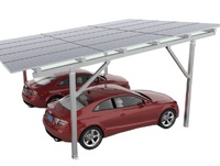 Structure de carport solaire en aluminium anodisé 6005-T5 personnalisée et étanche, avec certification CE ISO 9001, pour usage résidentiel et commercial
