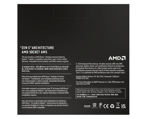 Nouveautés : Processeurs de bureau en boîte R5 9600X 3.9GHz 5.4GHz Socket AM5 compatibles A620 X670E X670 B650E B650 X870E X870 - Product Image 2