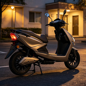 Scooter électrique CKD SKD 12 pouces, fabricant chinois, moto électrique 1100/1300W, vitesse 60 km/h, fabricant de cyclomoteurs électriques OEM - Product Image 1