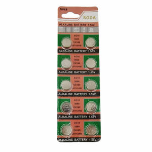 Antuke <b>Cr2032</b> Ag10 Button Cell <b>Battery</b> <b>3V</b> 1.55V Watch Alkaline Lithium <b>Battery</b> Pack For Watch - Product Image 3