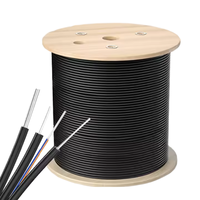 Gcabling kawat serat SM G657A2 1 2 4 Core LSZH FTTH Internet optik dalam ruangan luar ruangan Mode tunggal kabel Drop serat optik