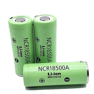 Flat Top Ncr18500A Battery 3.7v Lithium Ion Battery 18500 2000mah For Tattoo Machines