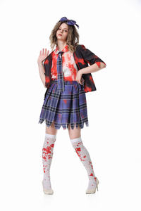 <span class=keywords><strong>Halloween</strong></span> jeu de rôle maquillage danse fête Costumes Zombie femme vampire étudiant Cosplay Costumes - Product Image 5