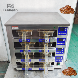 Vitrine chauffante de <span class=keywords><strong>comptoir</strong></span> pour burgers et galettes de viande, 2/3/4 niveaux, 6/8 bacs, pour <span class=keywords><strong>McDonald</strong></span>'s et KFC, pour la restauration rapide, modèle très demandé - Product Image 3