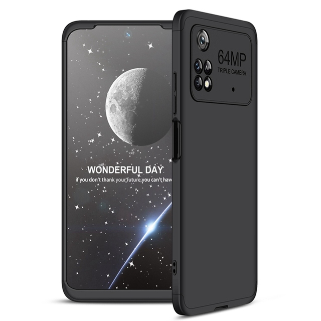 Classic Shockproof Slim Triple Phone case for Xiaomi Poco M4 Pro 4G PC Hard Scratch Proof Cell Phone Accessories