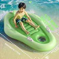 Planche de bodyboard gonflable en plastique épais pour tous les âges, avec poignées, flotteur aquatique à pression, planche de surf pour enfants