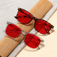 Lunettes de jeu anti-lumière bleue à verres rouges et jaunes/oranges, réduisent la fatigue oculaire, anti-radiation pour les joueurs PC/console