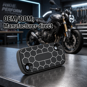 Cache-pompe de frein CNC alvéolé anodisé sur mesure et bouchon d'huile avant et arrière pour accessoires de moto tout-terrain Surron Ultra Bee – Vente en gros - Product Image 1