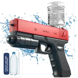 Juguete de pistola de agua de fuego continuo para niños con fuego continuo completamente automático pistola de agua sin fugas juguete de agua