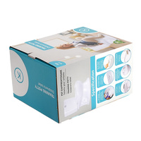 Boîtes en carton ondulé biodégradables personnalisées, pliables, avec fond auto-inséré, colorées, pour l'emballage des pots d'apprentissage pour enfants