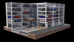 Đa tầng xe công viên thiết kế nhà để xe xe hệ thống thang máy dọc bãi đậu xe - Product Image 4