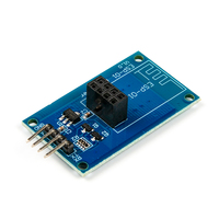KUNOGSHUN - Componente Electrónico Personalizado ESP8266, Módulo Adaptador WIFI Inalámbrico Serial ESP-01, Adaptadores PCB de 3.3V 5V ESP01