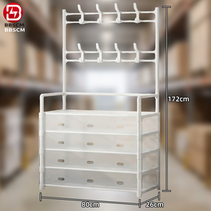Étagère de rangement pour chaussures à 5 niveaux, organisateur de chaussures et bottes anti-poussière pour la maison, support de rangement durable - Product Image 5