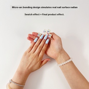 Tableau d'affichage de couleur d'ongle magnétique acrylique détachable Portable recouvert de cuir Choix de la manucure Pro Clients Choisissez des fournitures pour ongles - Product Image 4