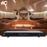 Amplificateur numérique professionnel 4 canaux, multi-zones, haute puissance, amplificateurs audio professionnels pour stades, design portable