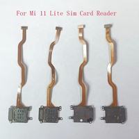 Pengganti bagian ponsel untuk Xiaomi Mi 11 Lite pembaca kartu sim