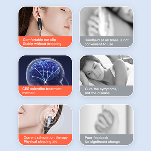 Dispositivo Portatile Ricaricabile per Terapia CES con Clip per Orecchie, Aiuto Intelligente per il Sonno contro l'Insonnia, USB per Auto, Hotel, Camper e Uso Esterno - Product Image 2