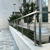 Accessoires de garde-corps modernes en fil métallique, vente en gros d'usine, acier inoxydable de haute qualité, finition satinée/miroir, câble pour garde-corps d'escalier