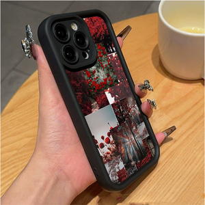 เคสโทรศัพท์มือถือ TPU กันกระแทกสไตล์แลดเดอร์รูปภาพกุหลาบสำหรับ <span class=keywords><strong>iPhone</strong></span> 8 x XR XS <span class=keywords><strong>11</strong></span> 12 13 14 15 16 17 Air - Product Image 3