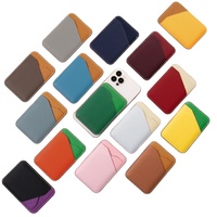 Dompet Ponsel Kulit Asli Logo Kustom Warna Magnetik Tempat Kartu Kredit dan Identitas Kulit dengan Magnet Kuat untuk iPhone 16 17
