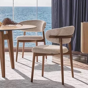 Silla de <span class=keywords><strong>Comedor</strong></span> Nórdica Moderna de Madera Maciza con Respaldo, Precio de Fábrica, para <span class=keywords><strong>Comedor</strong></span>, Sala de Estar Familiar o Uso en Hoteles - Product Image 1