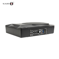 Caisson de basses sous siège VK puissant de 10 pouces pour l'audio de voiture, haut-parleur actif fin 12V CC, cône en papier, puissance maximale de 1000W, 20-500Hz