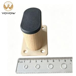 Modern Heavy Duty Strong Wood-grain Finished Iron Furniture Legs for Sofa Living Room TV Stand Dresser & Cabinet - Product Image 2