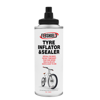 FIBSHIELD 200ml Produit d'entretien automobile en aérosol portable Minitype Scellant et gonfleur de pneu pour mastic de crevaison de pneu de voiture