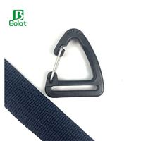 Sangle de connexion pivotante de haute qualité en plastique POM plat de 25 mm, mousqueton professionnel vintage léger, fermoir de luxe sûr et portable