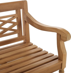 LS-1205,Manufactory Solid Wood <strong>Bench</strong> with <strong>Teak</strong> Colour With Knock Down Structure Indoor Outdoor Livingroom Church <strong>Bench</strong> - Product Image 6