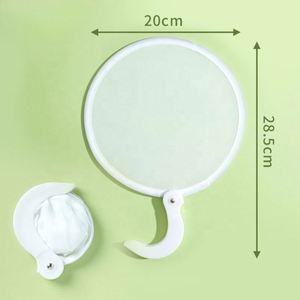 พัดมือพับได้ขนาดเล็ก DIY - พัดพกพาสำหรับฤดูร้อน พัดกลมเปล่าแบบปรับแต่งได้สำหรับเด็กและของขวัญส่งเสริมการขาย - Product Image 2