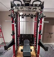 Rack de puissance multifonctionnel Power Squat Gym Smith Machine pour l'entraînement de musculation à domicile Exercice thoracique