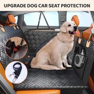 Lujo ecológico superventas antideslizante duradero impermeable Oxford sólido asiento trasero extensor perro coche asiento cubierta mascota hamaca - Product Image 2