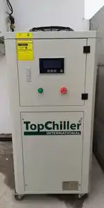 Sistema di refrigerazione industriale a consegna rapida 4HP 3 tons 10kw Water R410a Chiller per la Russia